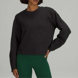 Lululemon Braided sleeve pullover sweatshirt